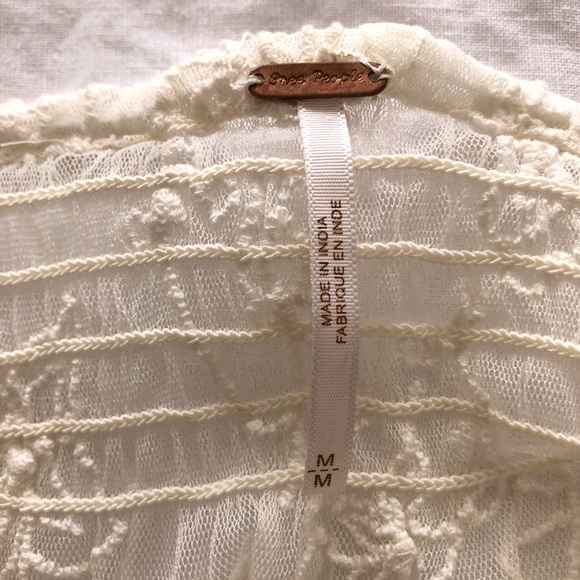 Free People *worn once* lace sheer cami top - Picture 3 of 6